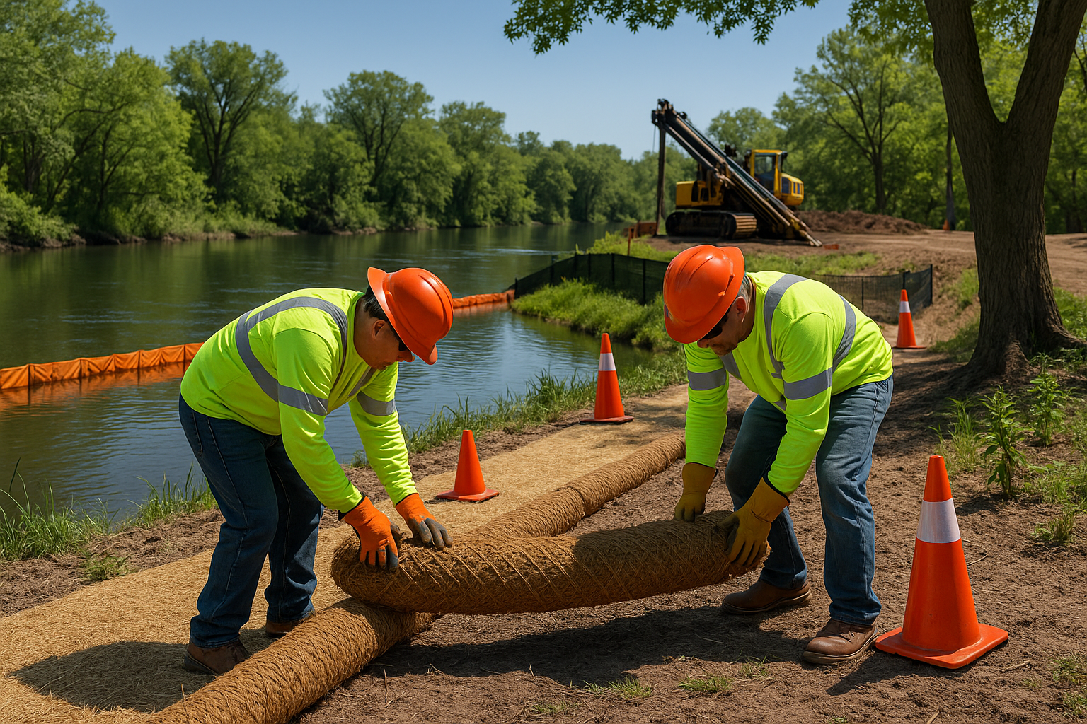 Environmental protection in construction near water